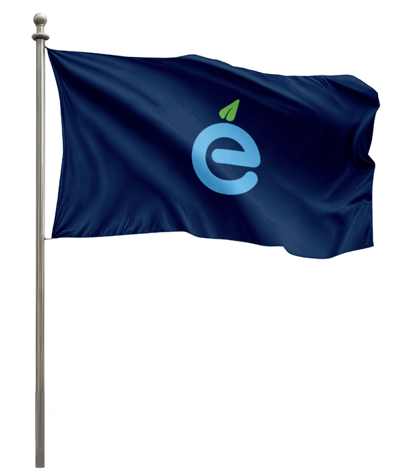 Euphoric Media flag representing the power of Euphoric Media branding services.